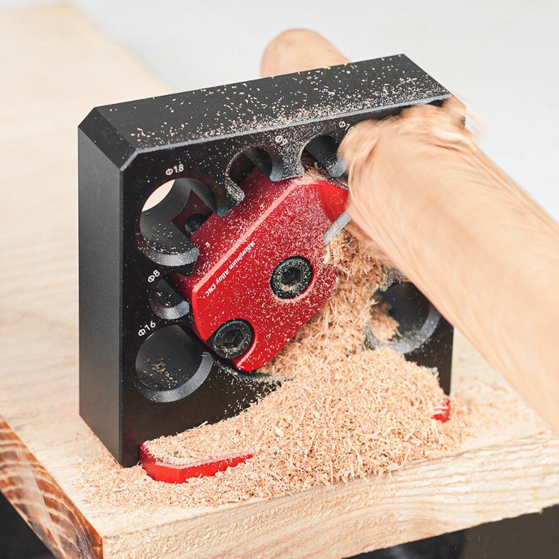 Woodworking Jig - Elektrikli Matkap Yuvarlak Çubuk Yapma Aleti,