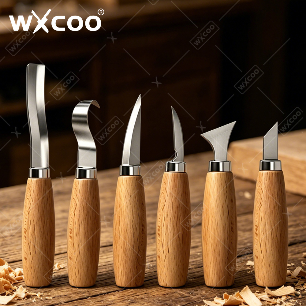 Woodworking Ideas - WXCOO Ergonomik Ahşap Oyma Kancalı Keski