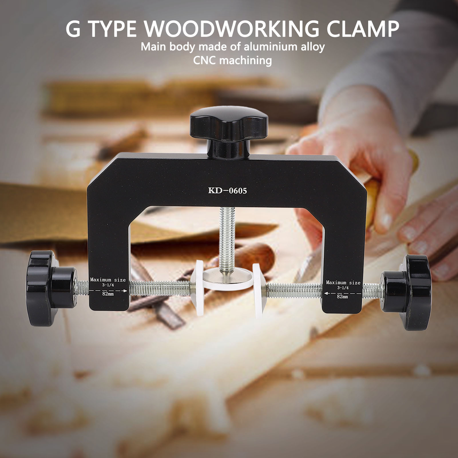 Woodworking Vise Types - 3 Yönlü G Kelepçesi Alüminyum Alaşımlı