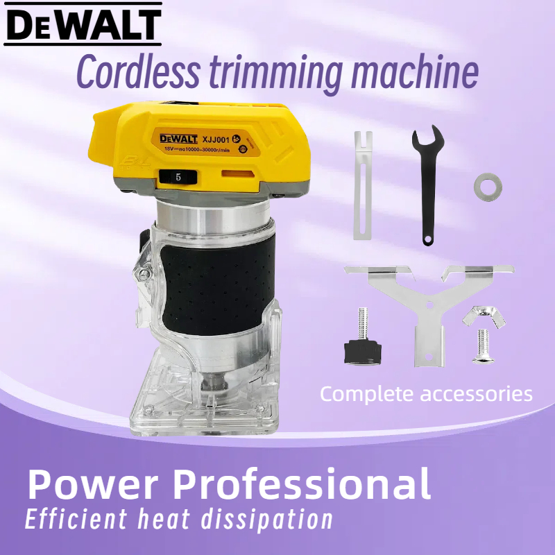 Woodworking Asmr - Dewalt 33000RPM Fırçasız Ahşap Router: Hassas