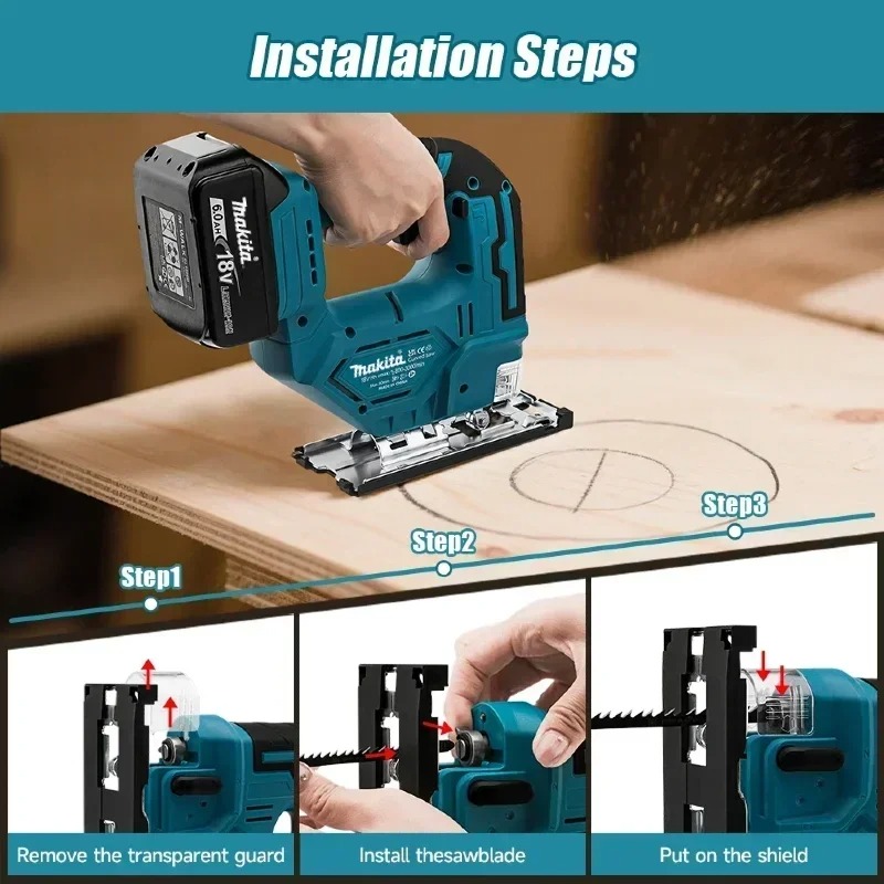 Makita DJV182 Fırçasız Elektri - Woodworking Asmr incelemesi ve fiyatı