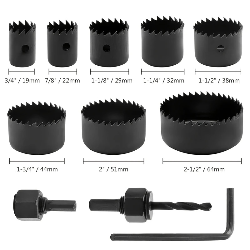 8 Parça Ahşap İşleme Delik Tes - Woodworking Kit incelemesi ve fiyatı