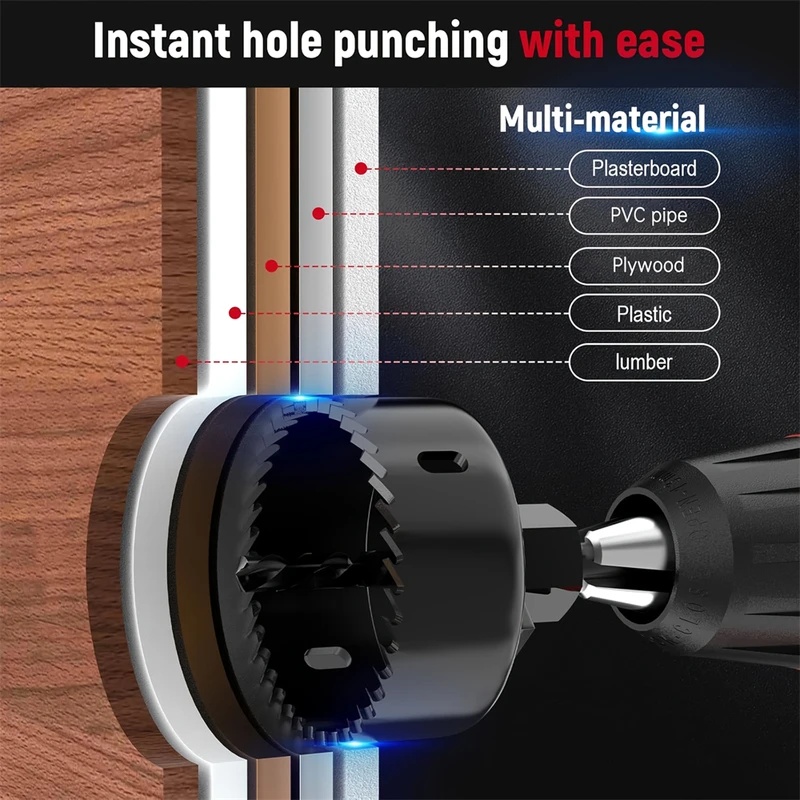 8 Parça Ahşap İşleme Delik Tes - Woodworking Kit incelemesi ve fiyatı