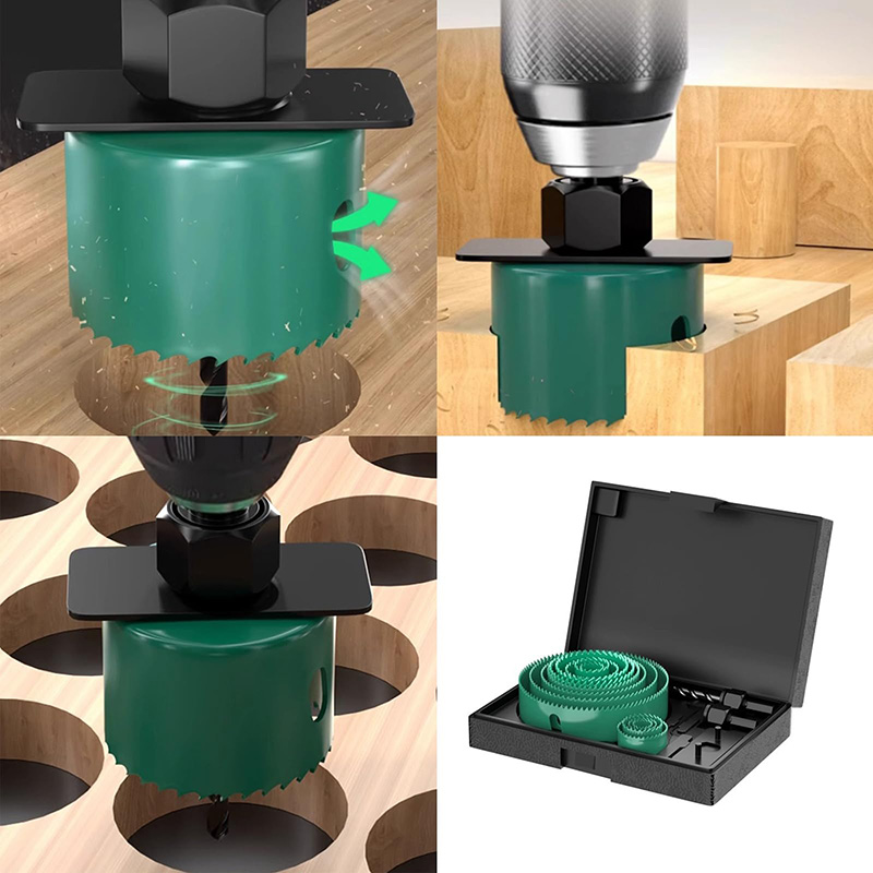 19/8/5 Parça 19-127mm Delik Te - Woodworking Kit incelemesi ve fiyatı