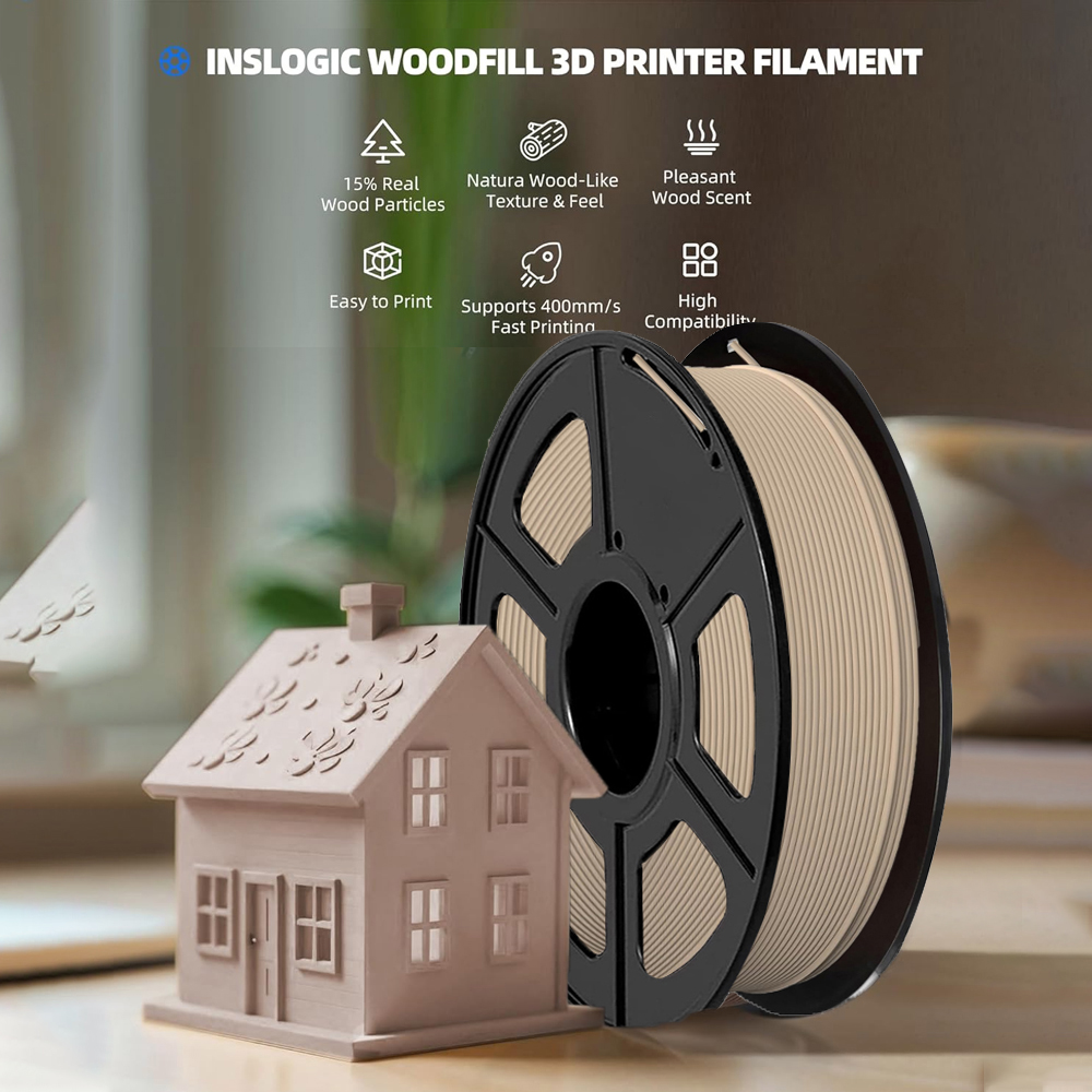 1.75mm Ahşap PLA 3D Baskı Fila - Woodworking Vacuum Press incelemesi ve fiyatı