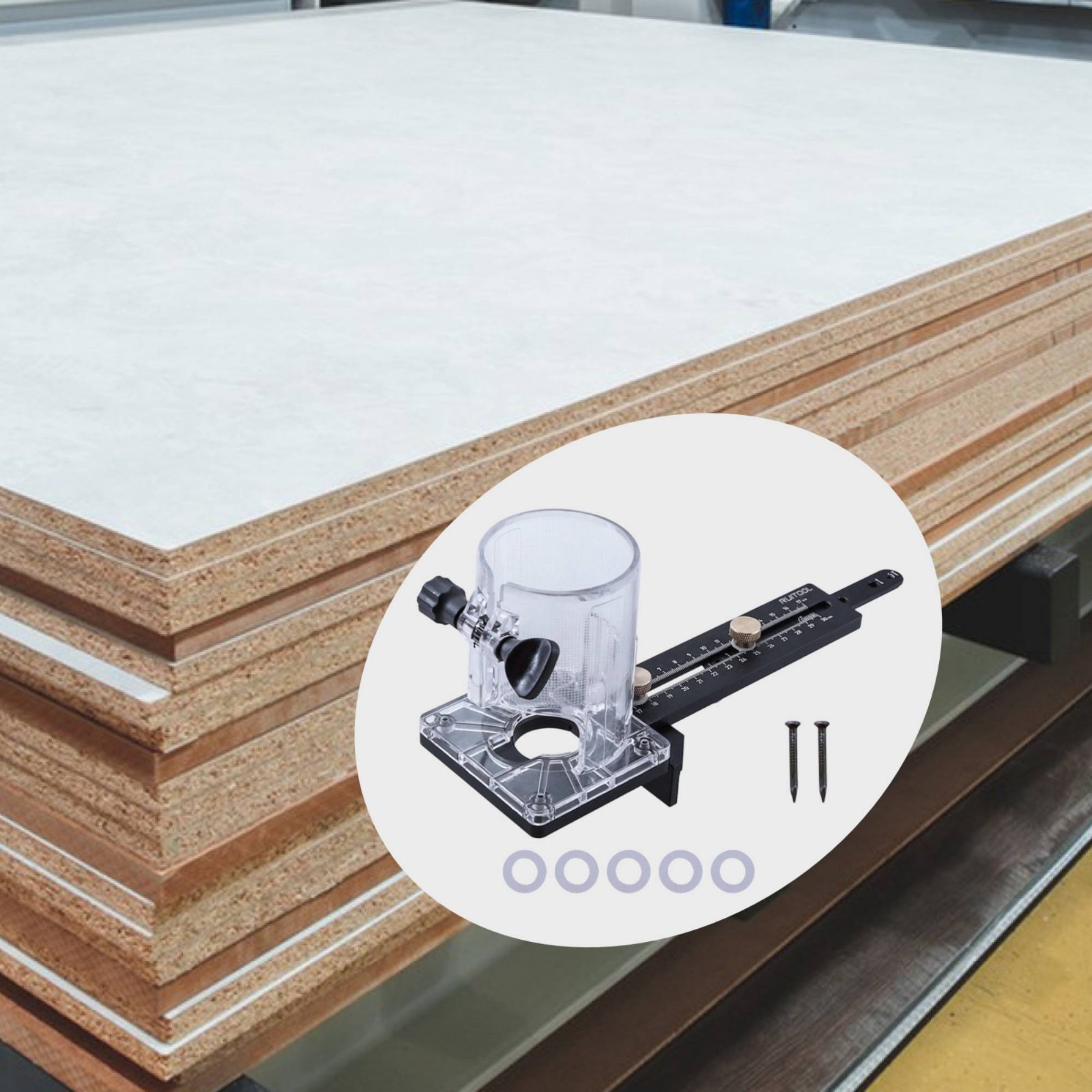 Yönlendirici Daire Kesme Apara - Woodworking Jig incelemesi ve fiyatı